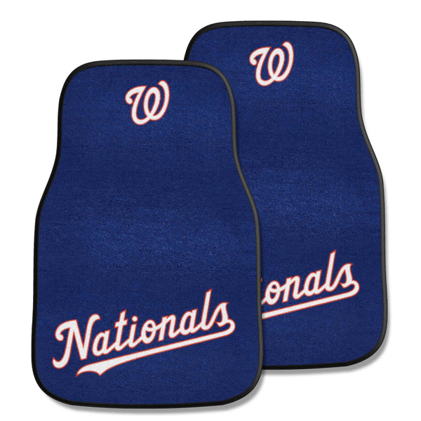 fanmats MLB - Washington Nationals 2-pc Carpet Car Mat Set