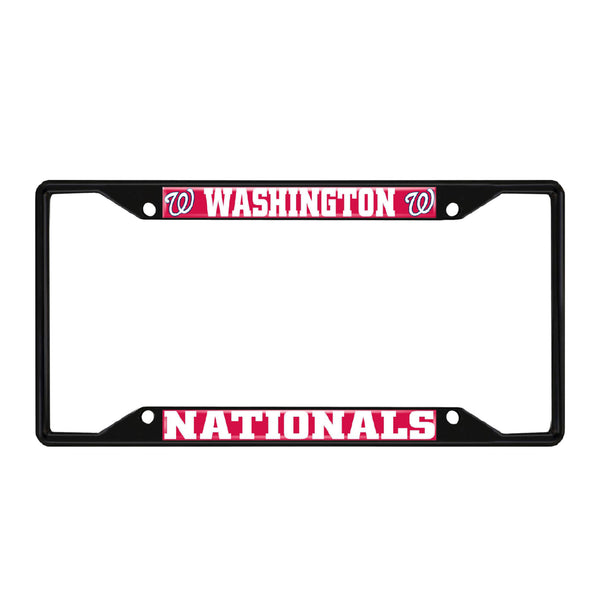 fanmats MLB - Washington Nationals Black License Plate Frame
