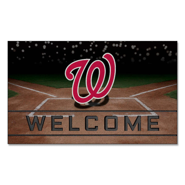 fanmats MLB - Washington Nationals Crumb Rubber Door Mat