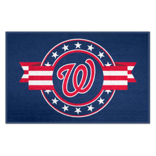 fanmats MLB - Washington Nationals Starter Mat - MLB Patriotic