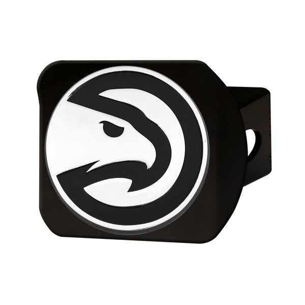 fanmats NBA - Atlanta Hawks Chrome on Black Hitch Cover
