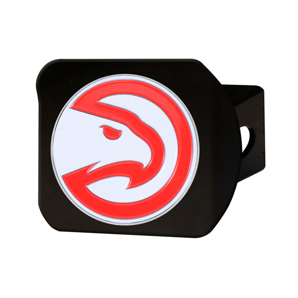 fanmats NBA - Atlanta Hawks Color on Black Hitch Cover