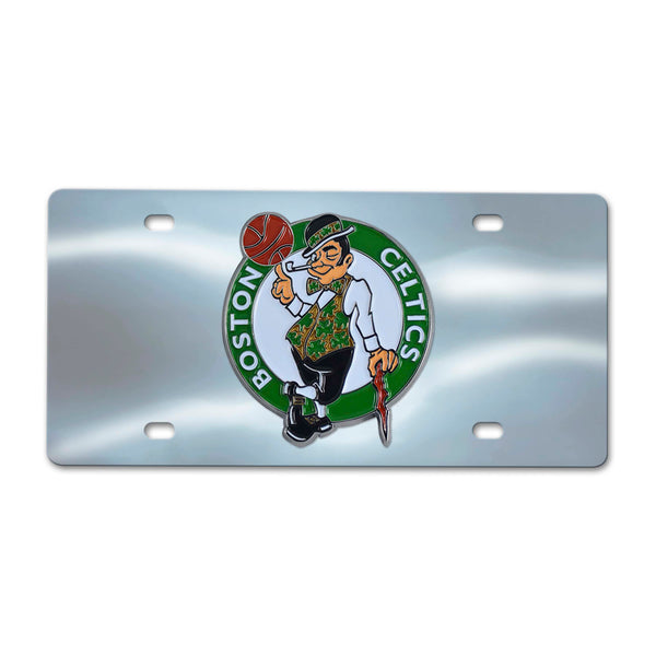 fanmats NBA - Boston Celtics Chrome Diecast License Plate