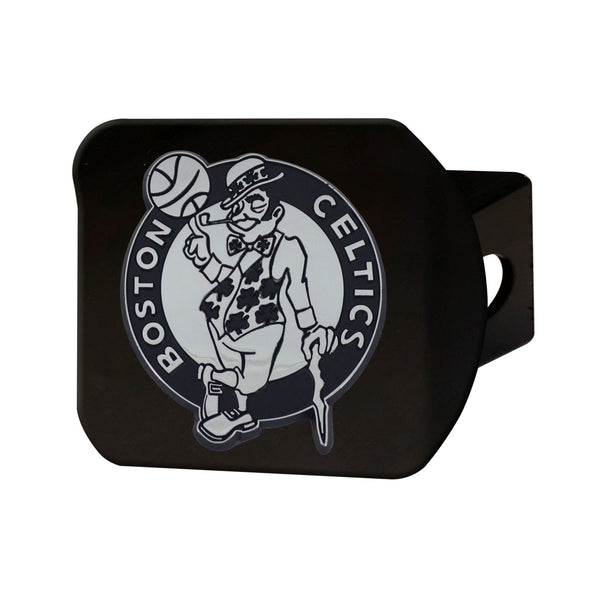 fanmats NBA - Boston Celtics Chrome on Black Hitch Cover