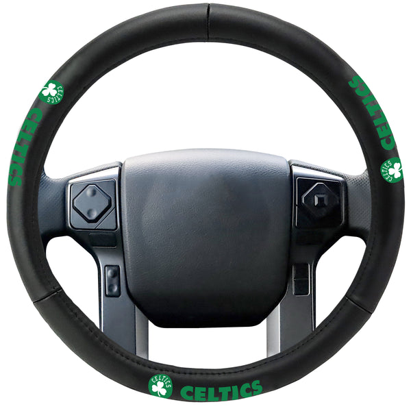 fanmats NBA - BOSTON CELTICS Genuine Leather Steering Cover