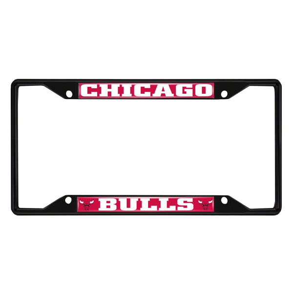 fanmats NBA - Chicago Bulls Black License Plate Frame