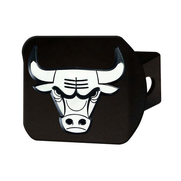 fanmats NBA - Chicago Bulls Chrome on Black Hitch Cover