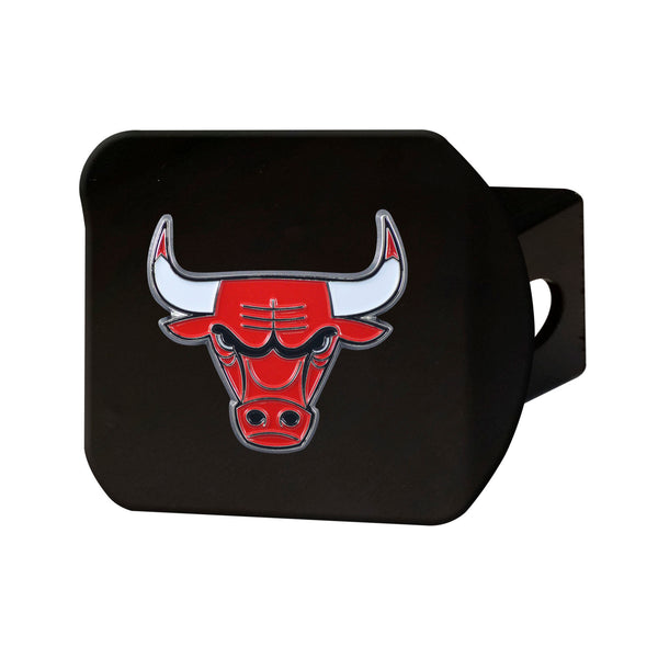 fanmats NBA - Chicago Bulls Color on Black Hitch Cover