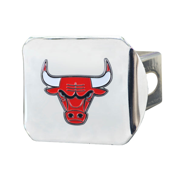 fanmats NBA - Chicago Bulls Color on Chrome Hitch Cover