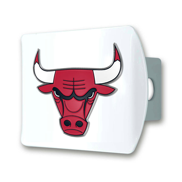 fanmats NBA - Chicago Bulls Color on White Hitch Cover