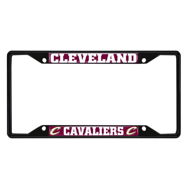 fanmats NBA - Cleveland Cavaliers Black License Plate Frame