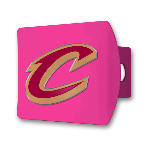 fanmats NBA - Cleveland Cavaliers Color on Pink Hitch Cover