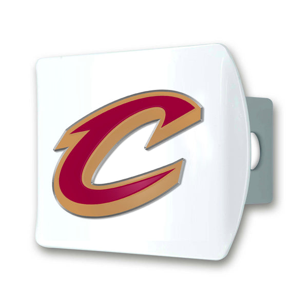 fanmats NBA - Cleveland Cavaliers Color on White Hitch Cover