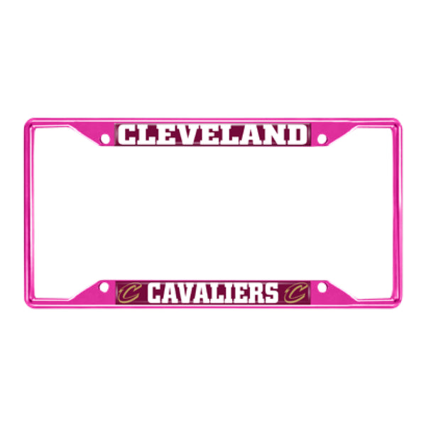 fanmats NBA - Cleveland Cavaliers Pink License Plate Frame