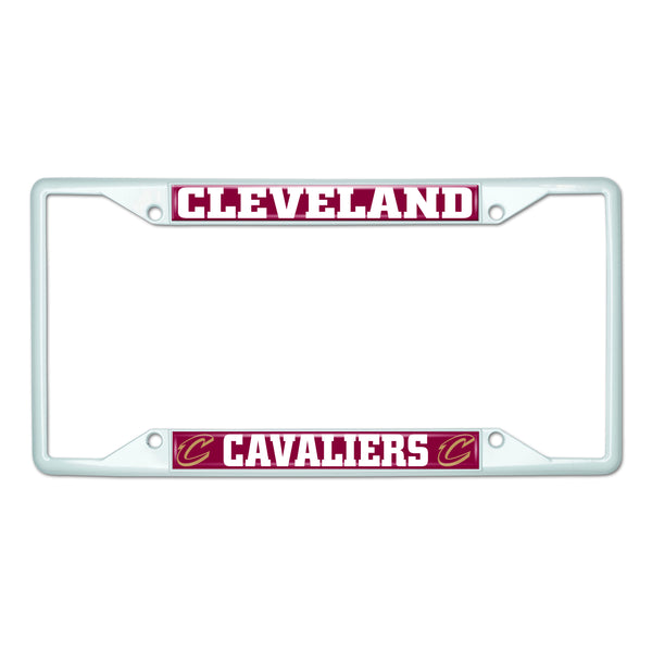 fanmats NBA - Cleveland Cavaliers White License Plate Frame