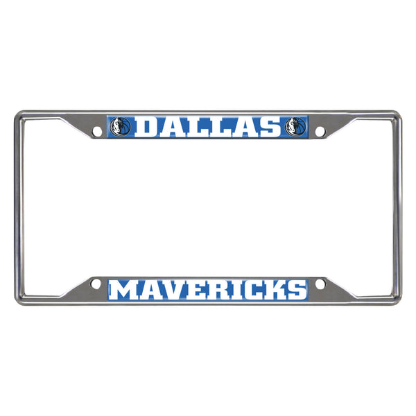 fanmats NBA - Dallas Mavericks Chrome License Plate Frame