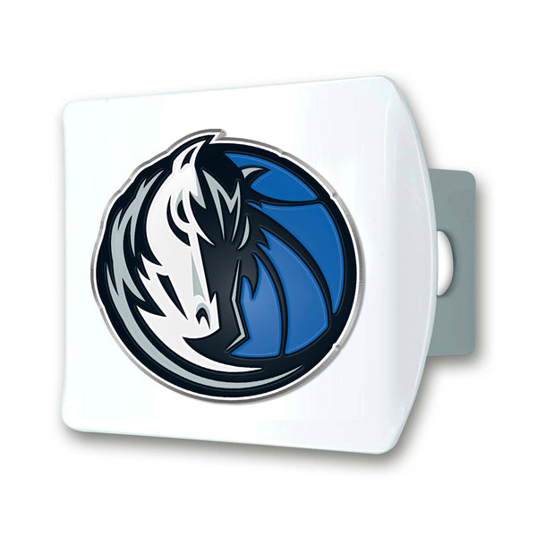 fanmats NBA - Dallas Mavericks Color on White Hitch Cover
