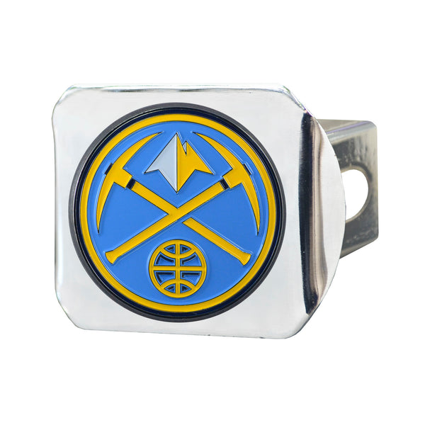 fanmats NBA - Denver Nuggets Color on Chrome Hitch Cover