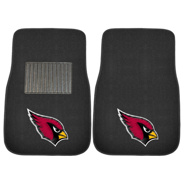 fanmats NFL - Arizona Cardinals 2-pc Embroidered Car Mat Set