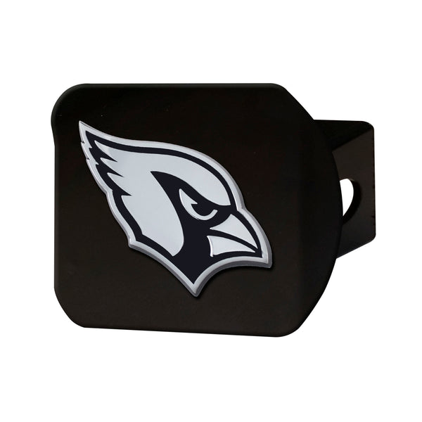 fanmats NFL - Arizona Cardinals Chrome on Black Hitch Cover