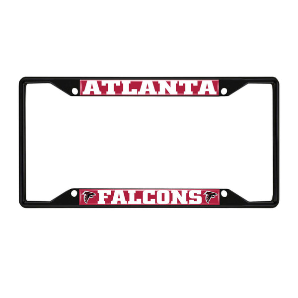 fanmats NFL - Atlanta Falcons Black License Plate Frame