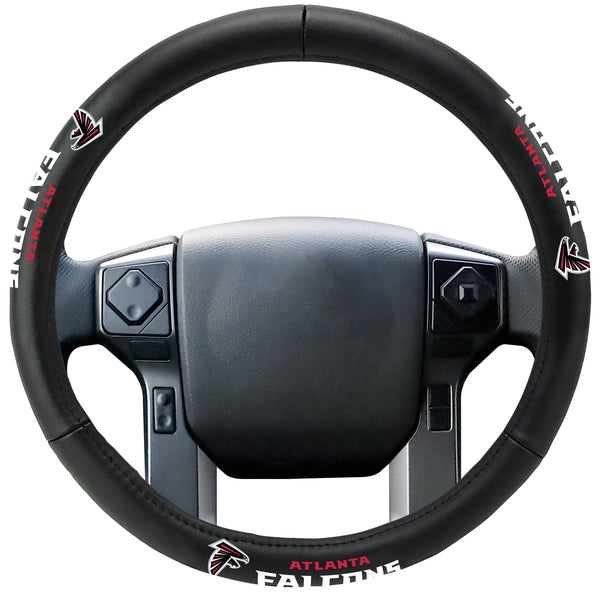 fanmats NFL - ATLANTA FALCONS Genuine Leather Steering Cover