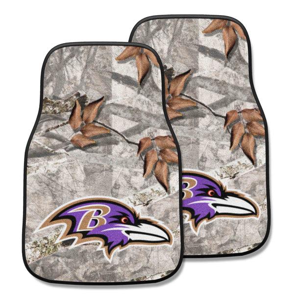 fanmats NFL - Baltimore Ravens 2-pc Carpet Car Mat Set