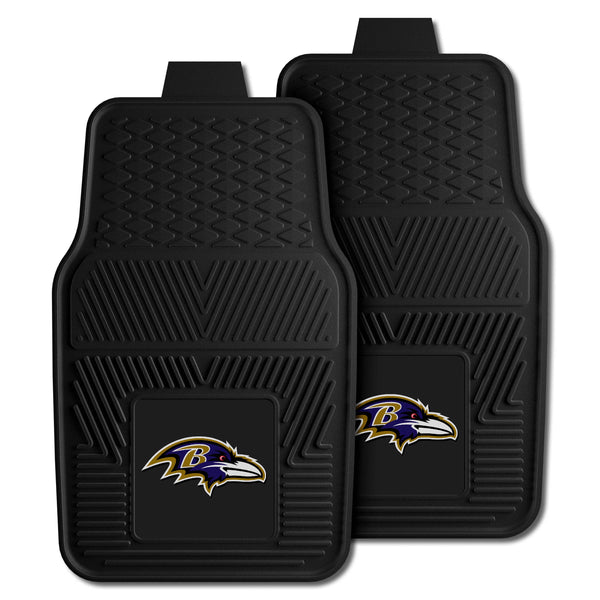 fanmats NFL - Baltimore Ravens 2-pc Vinyl Car Mat Set