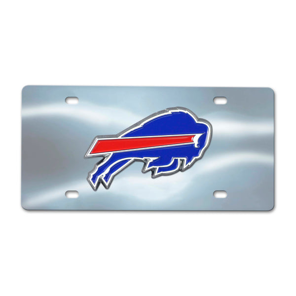 fanmats NFL - Buffalo Bills Chrome Diecast License Plate