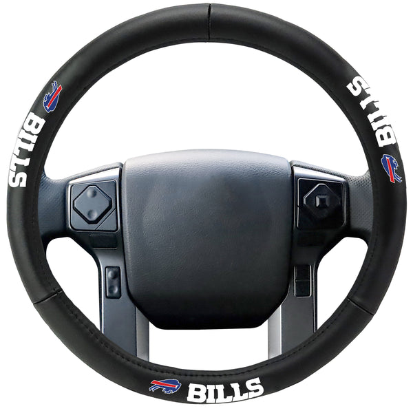 fanmats NFL - BUFFALO BILLS Genuine Leather Steering Cover