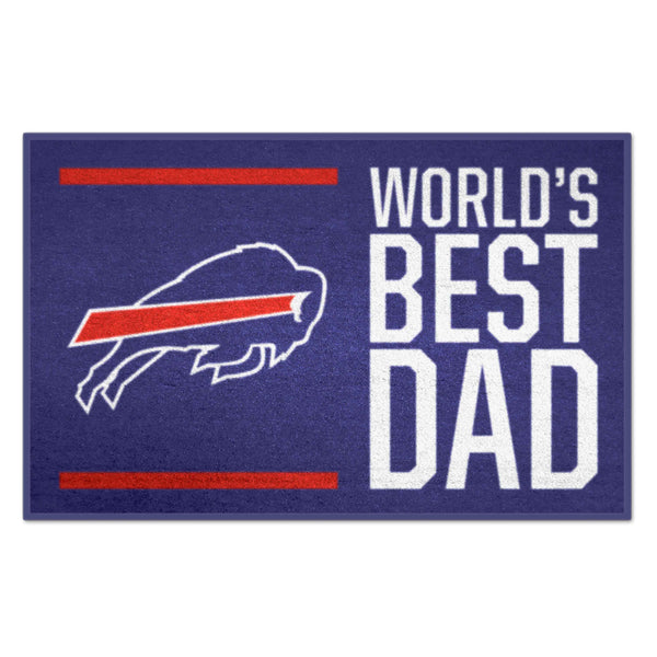 fanmats NFL - Buffalo Bills Starter Mat - World's Best Dad