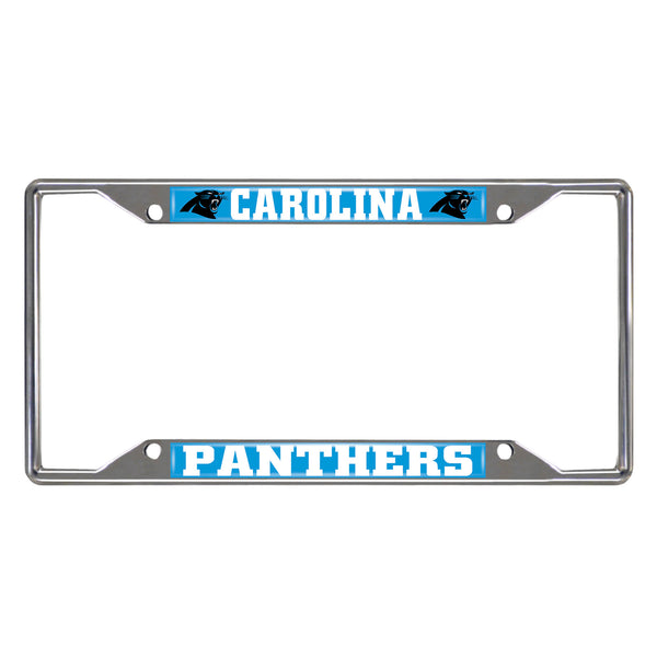 fanmats NFL - Carolina Panthers Chrome License Plate Frame