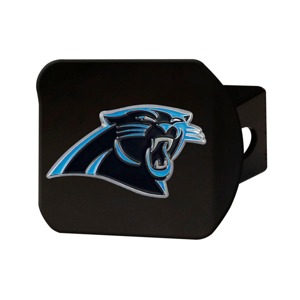 fanmats NFL - Carolina Panthers Color on Black Hitch Cover