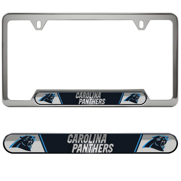 fanmats NFL - Carolina Panthers Embossed License Plate Frame