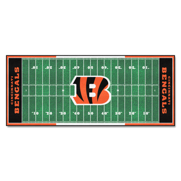 fanmats NFL - Cincinnati Bengals Football Field Runner