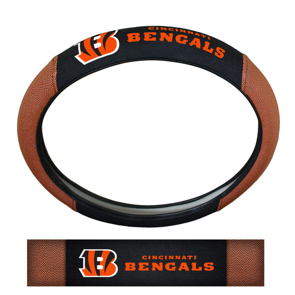 fanmats NFL - Cincinnati Bengals Sports Grip Steering Wheel Cover