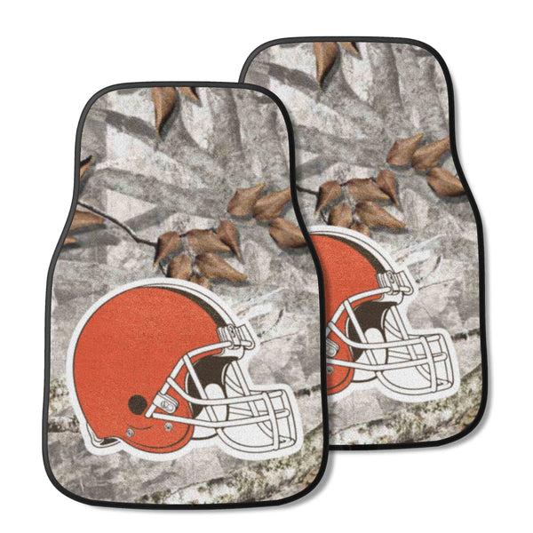 fanmats NFL - Cleveland Browns 2-pc Carpet Car Mat Set
