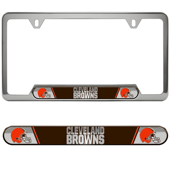 fanmats NFL - Cleveland Browns Embossed License Plate Frame