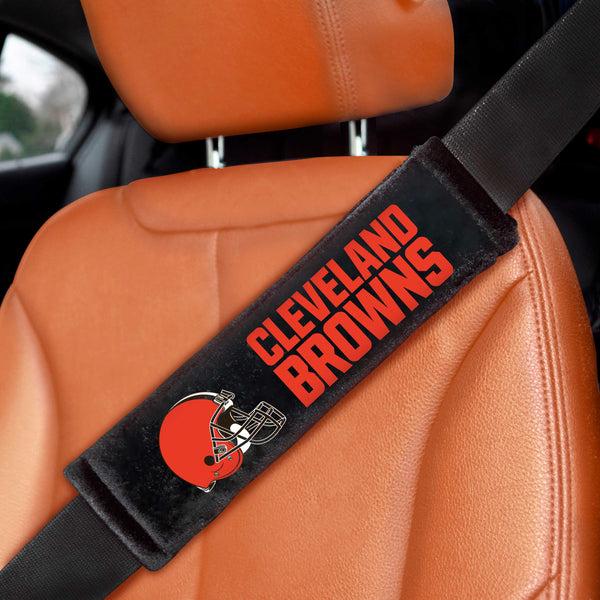 fanmats NFL - Cleveland Browns Embroidered Seatbelt Pad - Pair