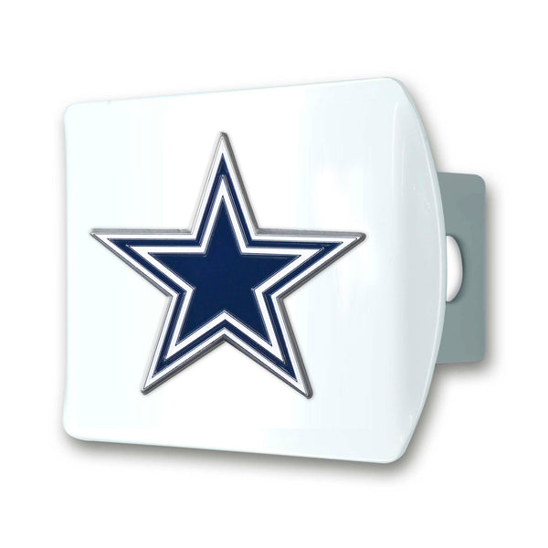fanmats NFL - Dallas Cowboys Color on White Hitch Cover
