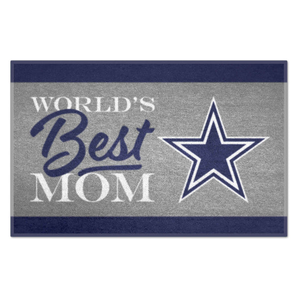 fanmats NFL - Dallas Cowboys Starter Mat - World's Best Mom