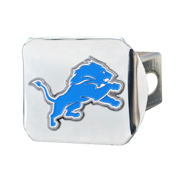 fanmats NFL - Detroit Lions Color on Chrome Hitch Cover