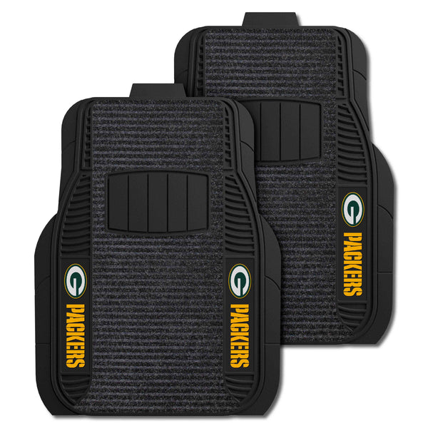 fanmats NFL - Green Bay Packers 2-pc Deluxe Car Mat Set
