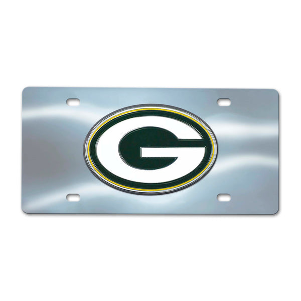fanmats NFL - Green Bay Packers Chrome Diecast License Plate