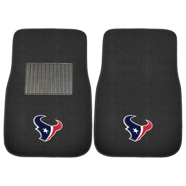 fanmats NFL - Houston Texans 2-pc Embroidered Car Mat Set