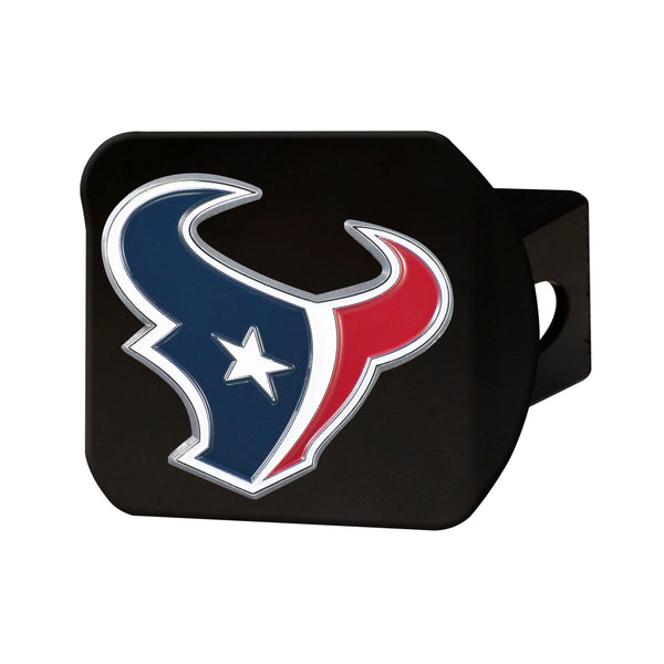 fanmats NFL - Houston Texans Color on Black Hitch Cover