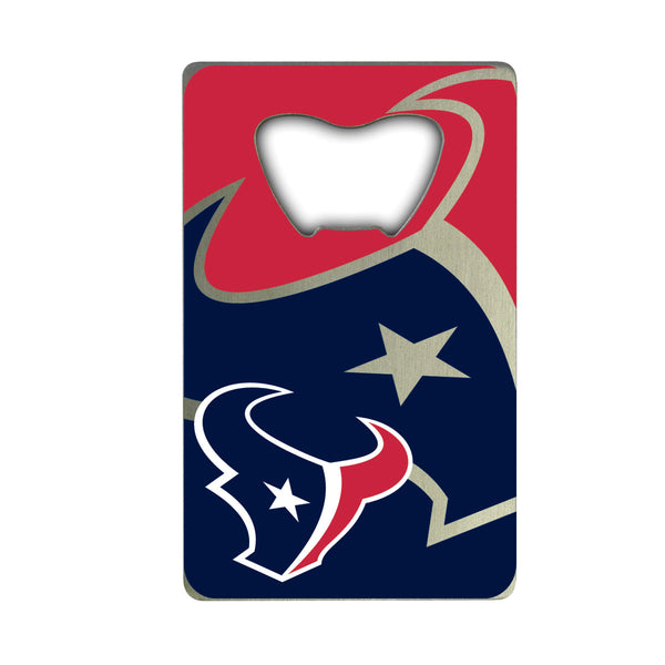 fanmats NFL - Houston Texans Credit Card Bottle Opener