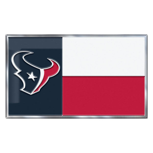 fanmats NFL - Houston Texans Embossed State Flag Emblem