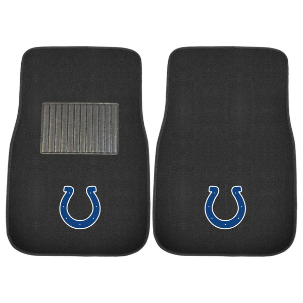 fanmats NFL - Indianapolis Colts 2-pc Embroidered Car Mat Set