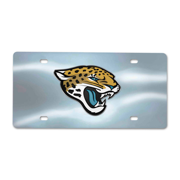 fanmats NFL - Jacksonville Jaguars Chrome Diecast License Plate